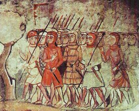 Catalan infantry of the 14th. century