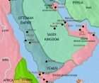 Map of the Middle East in 1914: Early 20th Century History | TimeMaps