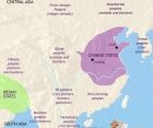 Map of China at 500BCE