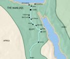 Map of Egypt at 1453CE