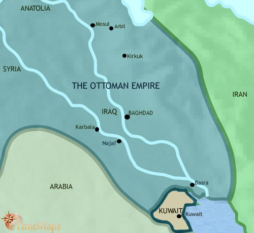 Map of Ancient Mesopotamia, 3500 BCE: First Civilization | TimeMaps