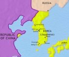 Map of Korea at 1914CE