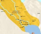 Map of Iraq at 2500BCE