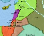 Map of Syria at 2005CE