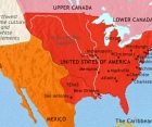 Map of The USA at 1837CE