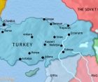 Map of Turkey at 1960CE