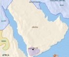 Map of Arabia at 500BCE
