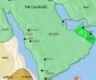 Map of Arabia at 750CE