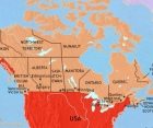 Map of Canada at 2005CE