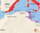 Map of North Africa at 200BCE