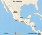 Map of Mexico and Central America at 1500BCE