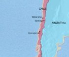 Map of Chile at 1837CE