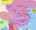 Map of China at 1215CE