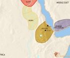 Map of Ethiopia at 500CE