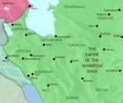 Map of Iran at 1215CE