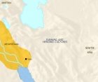 Map of Iran at 2500BCE