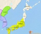 Map of Japan at 750CE