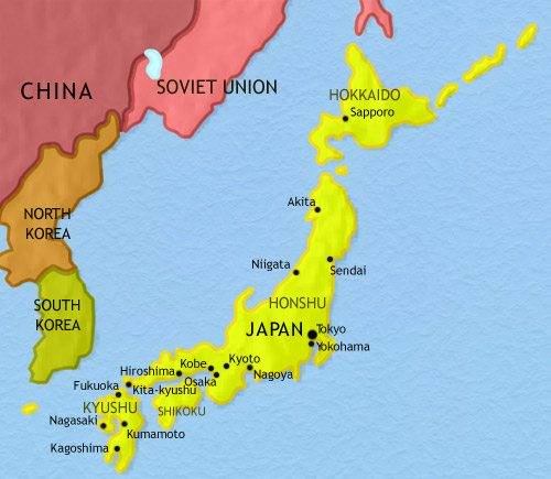 Map of Japan in 1837: Early Nineteenth Century History | TimeMaps