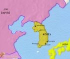 Map of Korea at 1215CE