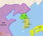Map of Korea at 200CE