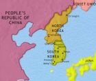 Map of Korea at 1960CE