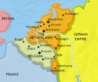 Map of The Low Countries at 1871CE