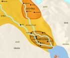 Map of Iraq at 1000BCE