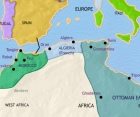 Map of North Africa at 1871CE