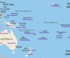 Map of Oceania at 1789CE