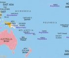 Map of Oceania at 1871CE