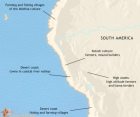 Map of Peru, Ecuador and Bolivia at 1500BCE