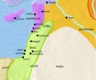 Map of Syria at 1000BCE
