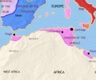 Map of North Africa at 500CE