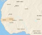 Map of West Africa at 500CE