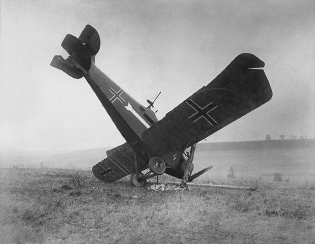 A-German-Hannover-CL III-Shot down