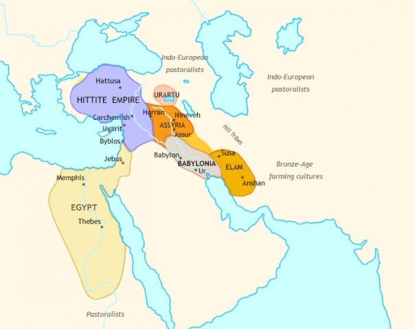 Ancient Middle East 1275 BCE