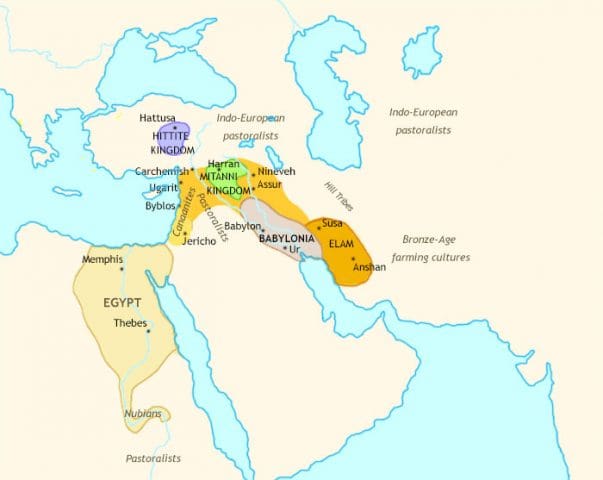 Ancient Middle East 1518 BCE
