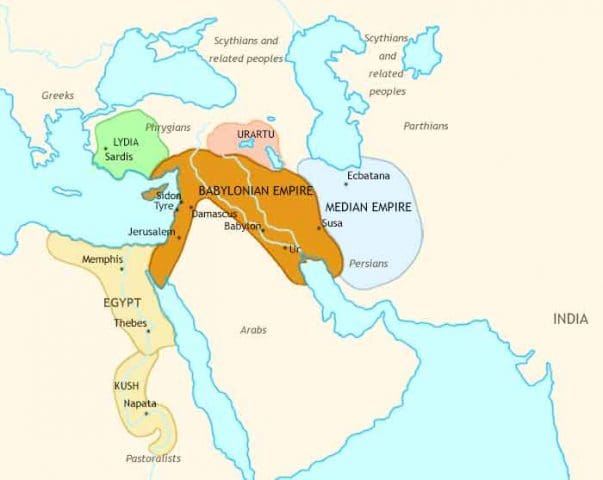 Ancient Middle East 611 BCE