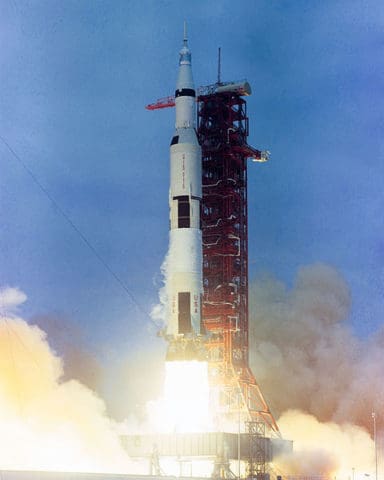 The launch-Apollo 10-On Saturn V AS