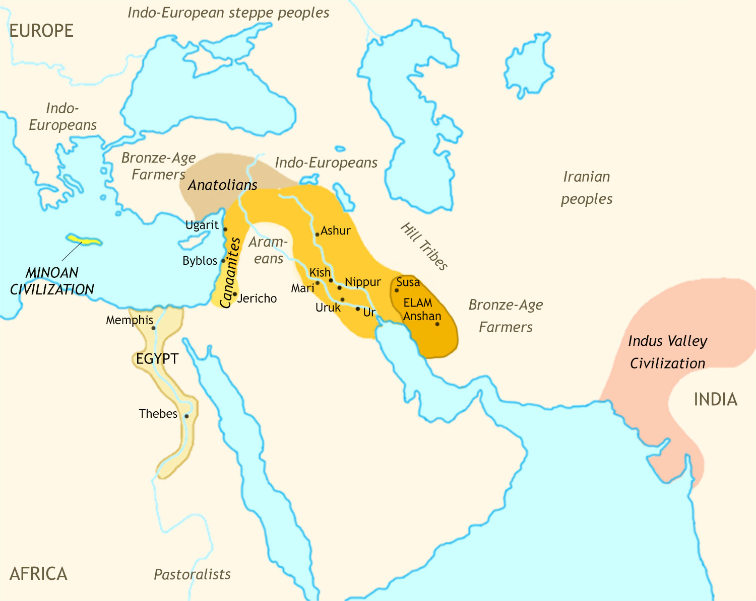 Ancient Middle East 2000 BCE