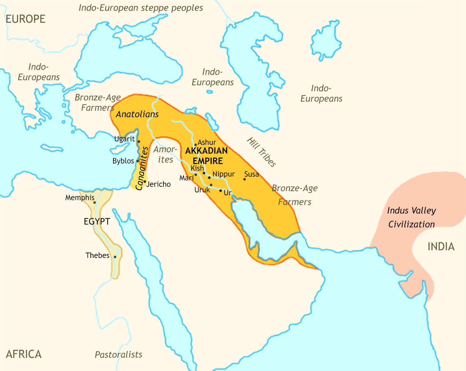 Ancient Middle East 2230 BCE