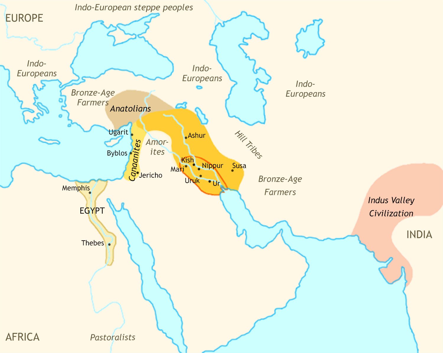 Ancient Middle East 2324 BCE