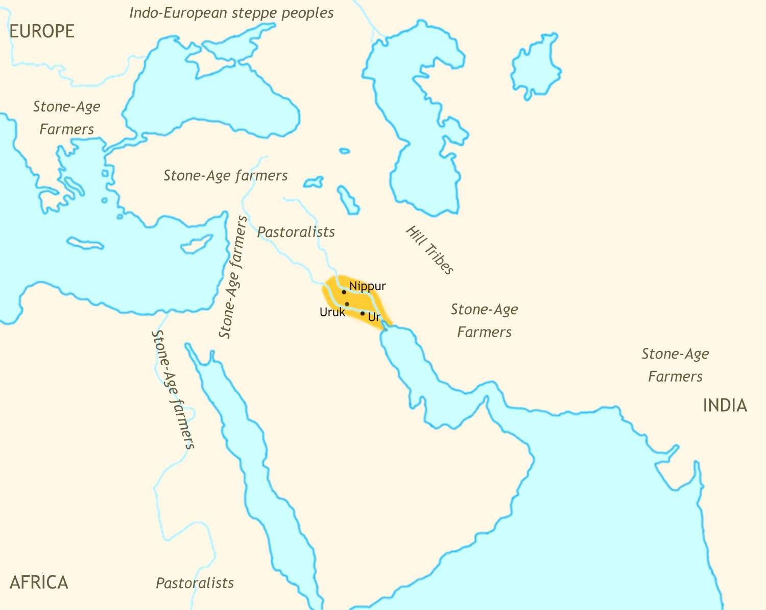 Ancient Middle East 3500 BCE