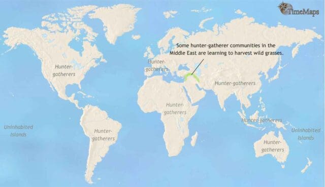 Spread of Farming 10000 BCE