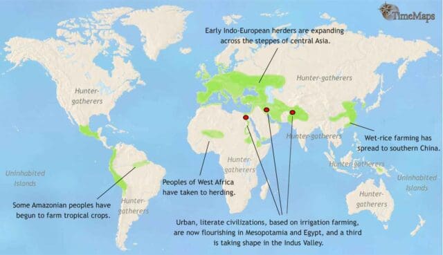 Spread of Farming 3000 BCE