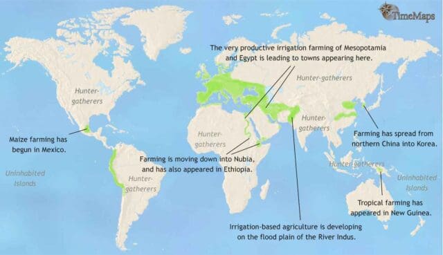 Spread of Farming 4000 BCE