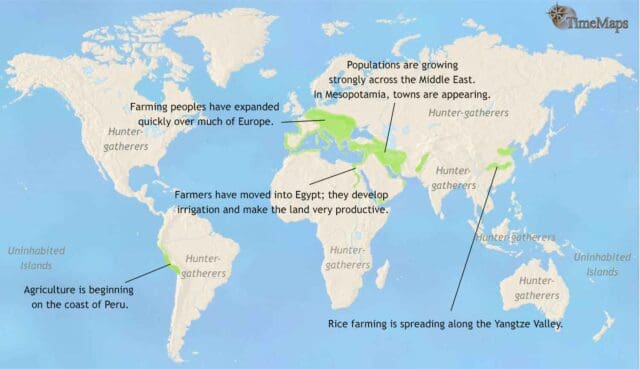 Spread of Farming 5000 BCE