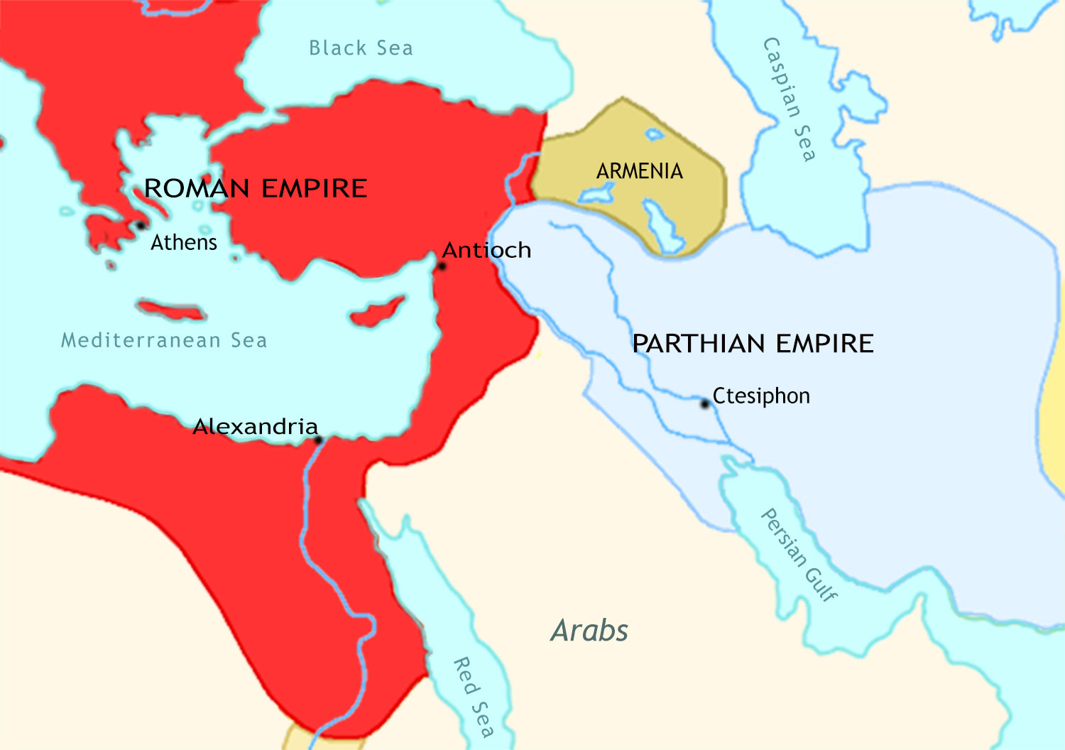 Ancient Greece and Persia 106 CE