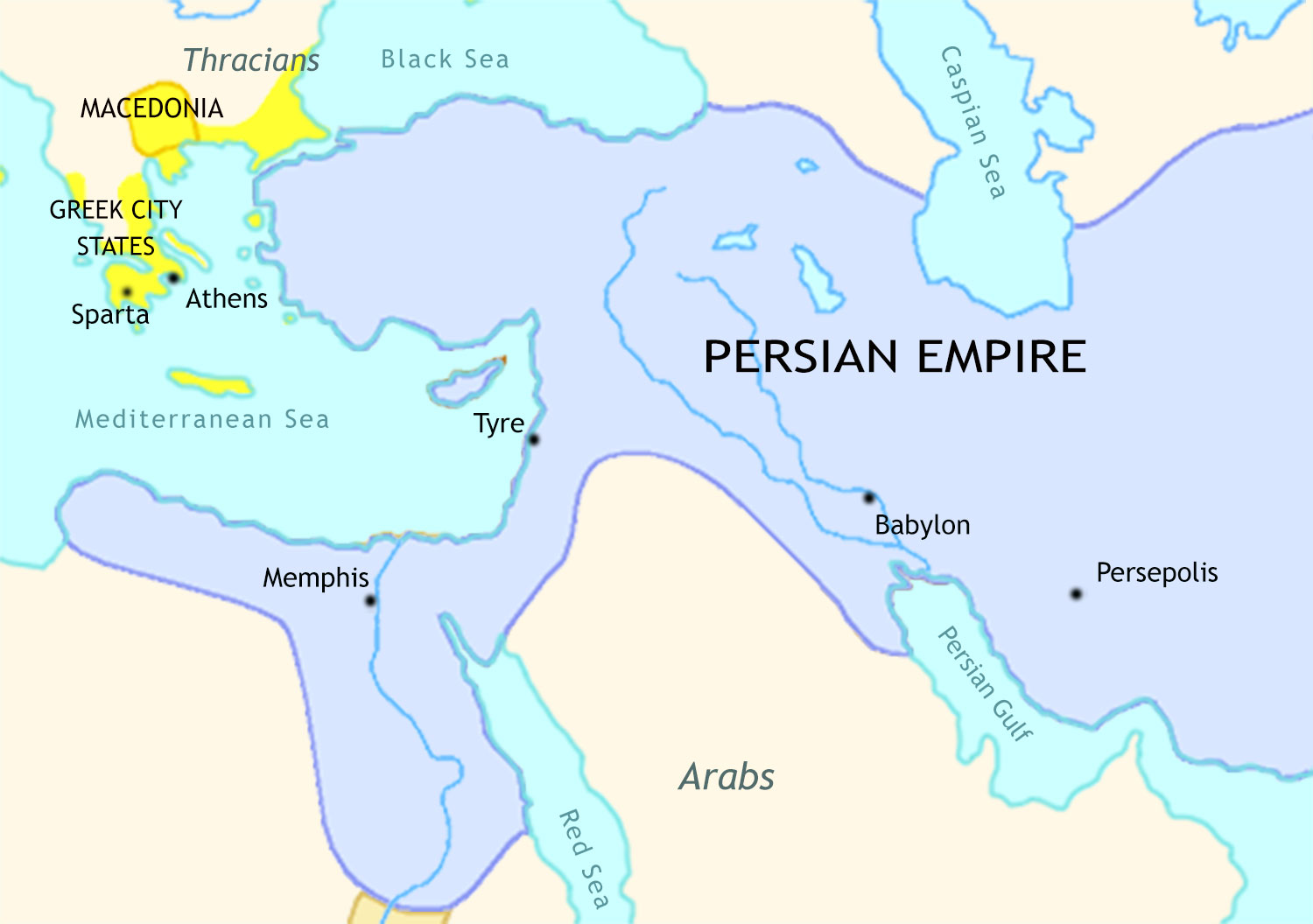 Ancient Greece and Persia 481 BCE