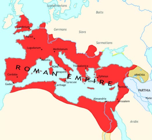 Roman Empire 150 CE